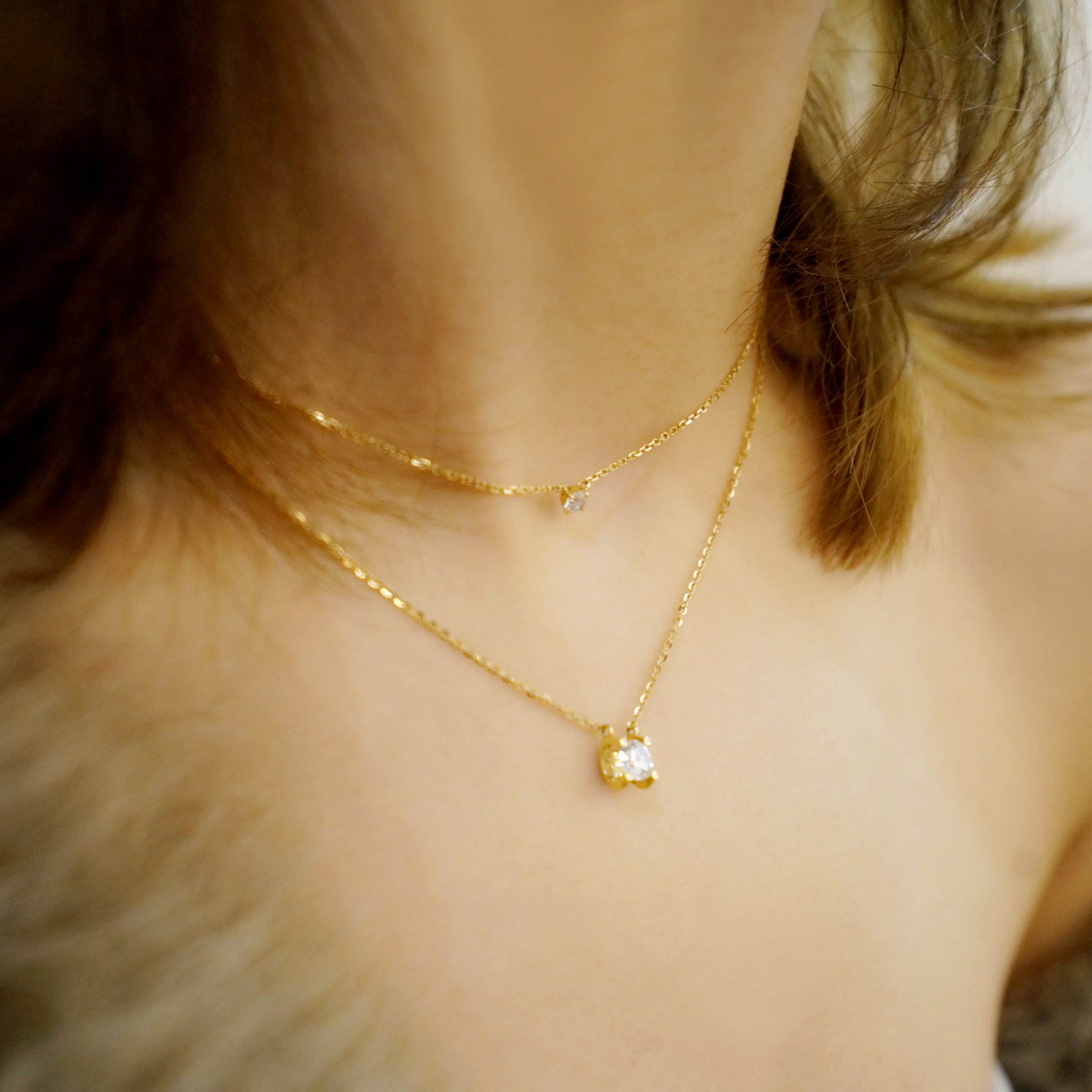 Bull's Head Diamond Necklace